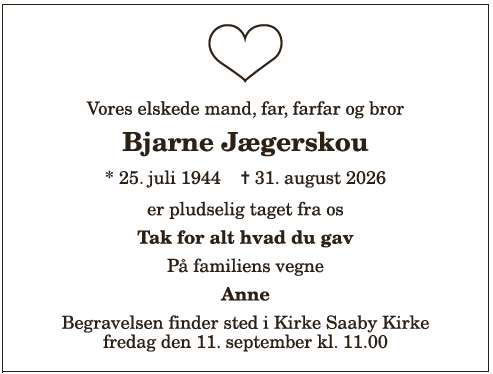 Bjarne Jægerskou - 1210420191