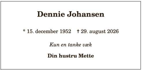 Dennie Johansen - 1210419826