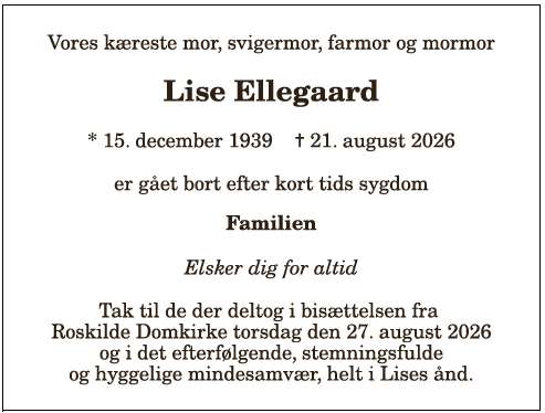Ellen Lise Lykke Ellegaard