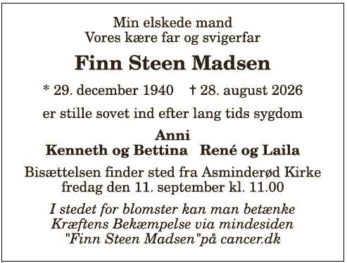 Finn Steen Madsen - 1210420186