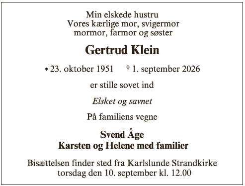 Gertrud Klein - ID 78111