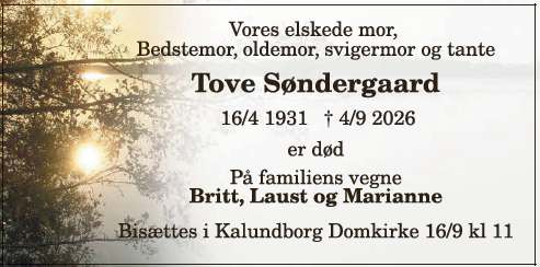 Tove Søndergaard ID: 21962