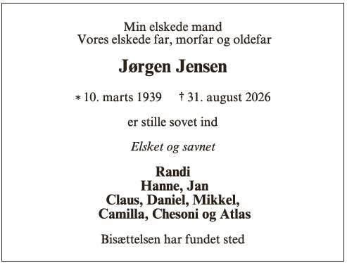 Jørgen Jensen - ID 78099