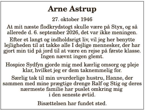 Arne Astrup - 1210420663