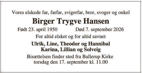 Birger Trygve Hansen