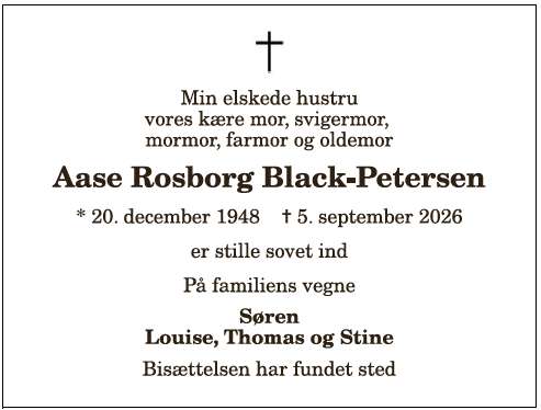 Aase Rosborg Black-Petersen