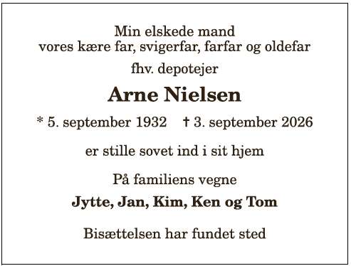 Arne Frede Meisler Nielsen