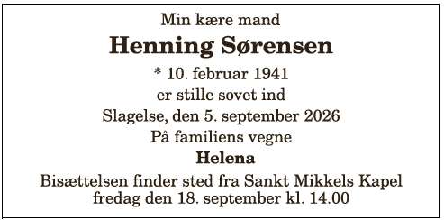Henning Sørensen - 1210420469