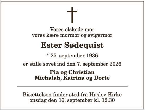 Ester Sødequist - 1210420795