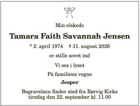 Tamara Faith Savannah Jensen