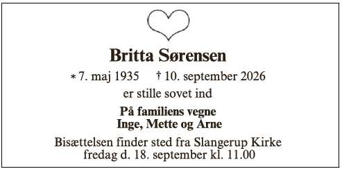Britta Sørensen - ID 78416