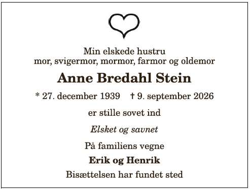 Anne Bredahl Stein - 1210420834