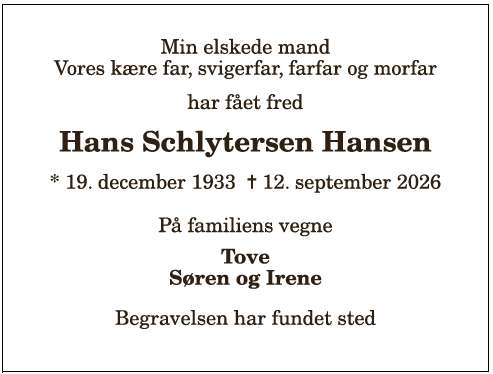 Hans Schlytersen Hansen