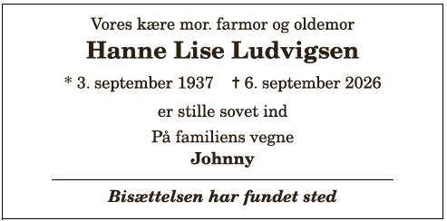 Hanne Lise Ludvigsen - 1210420733