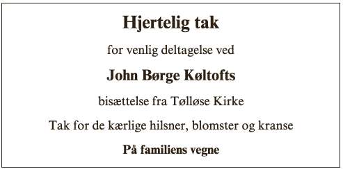 John Børge Køltoft - ID 78450