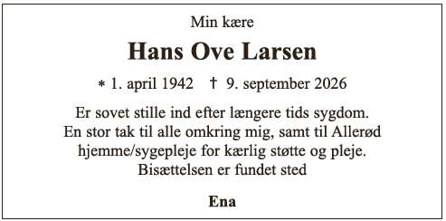 Hans Ove Larsen
