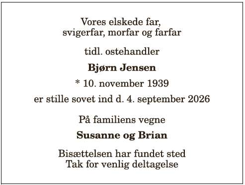 Bjørn Preben Jensen - 1210421331