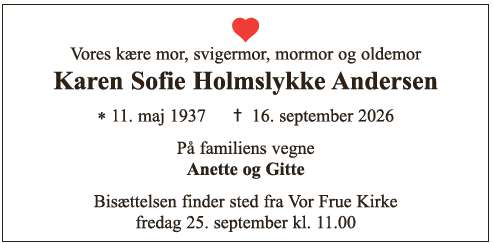Dødsannonce