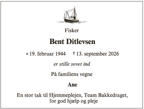 Bent Ditlevsen - ID 78634