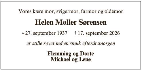 Helen Sørensen - ID 78676