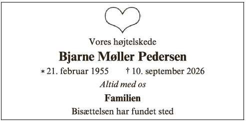 Bjarne Møller Pedersen - ID 78695