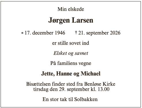Jørgen Larsen ID: 78818